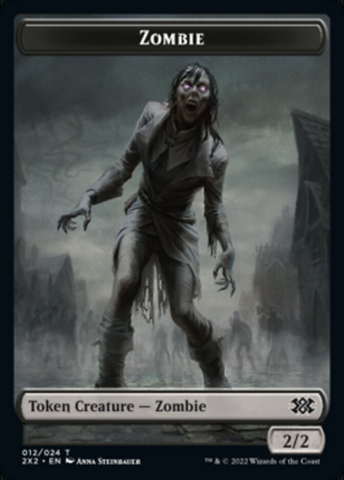 Zombie // Eldrazi Scion Double-sided Token [Double Masters 2022 Tokens]